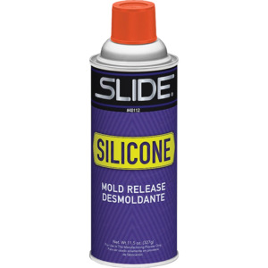 Slide Products 40112 Regular Silicone Mold Release, Aerosol, 12-pk