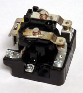 30 Amp, DPDT,  OPEN STYLE POWER RELAY, 240 VAC COIL